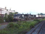 NS 9727 leads an intermodal